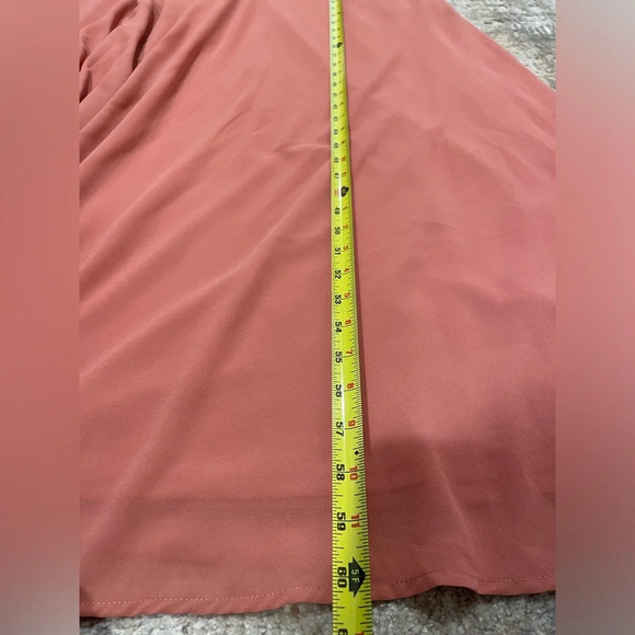 NWT Longing for You Rose Lace Short Flutter Sleeve Maxi Dress Size Medium - Picture 11 of 11